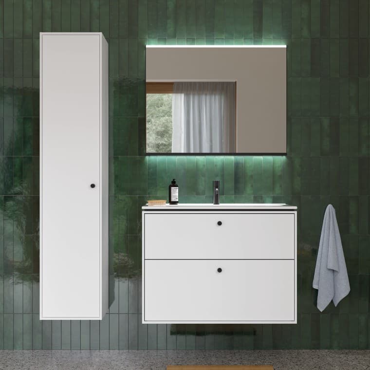 Hvidt Sense Art badeværelsesmøbel Hvidt Sense Art badeværelsesmøbel