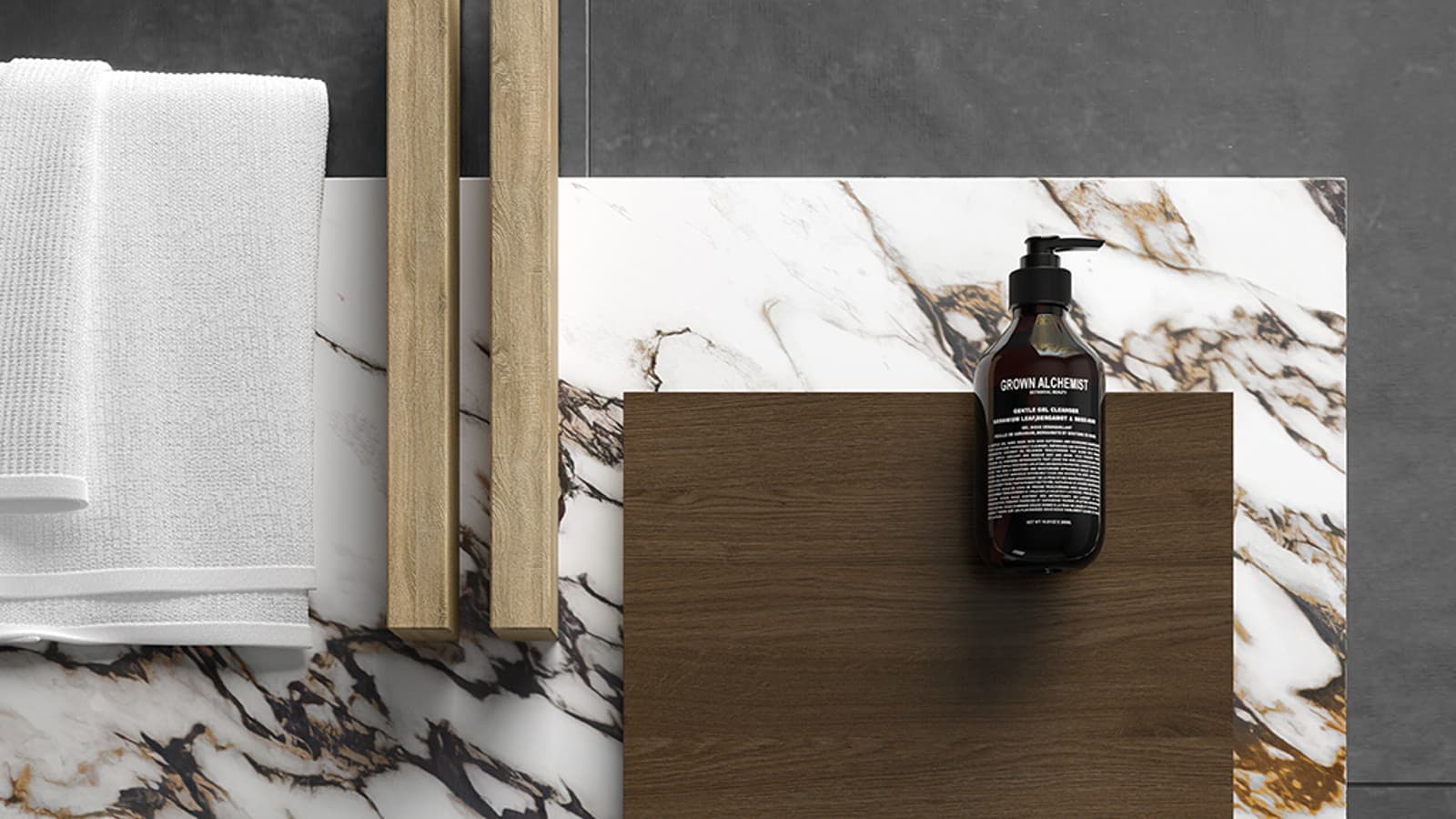 Badeværelsestrends moodboard Badeværelsestrends moodboard