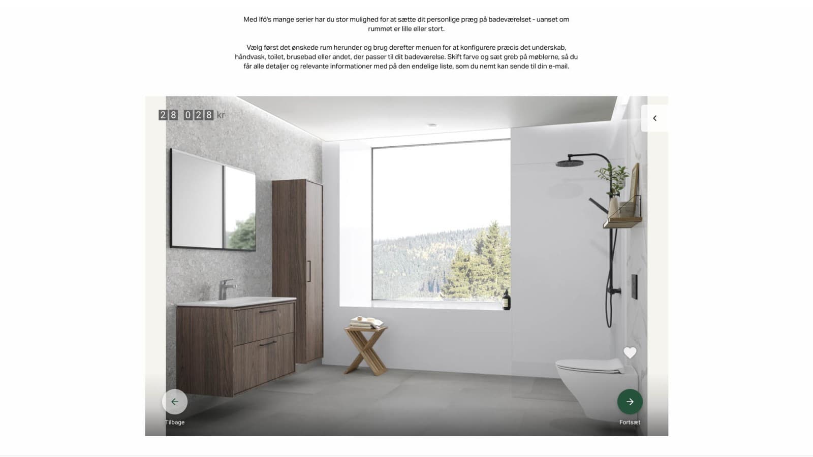 Ifö designværktøj - inspiration til badeværelset Ifö designværktøj - inspiration til badeværelset