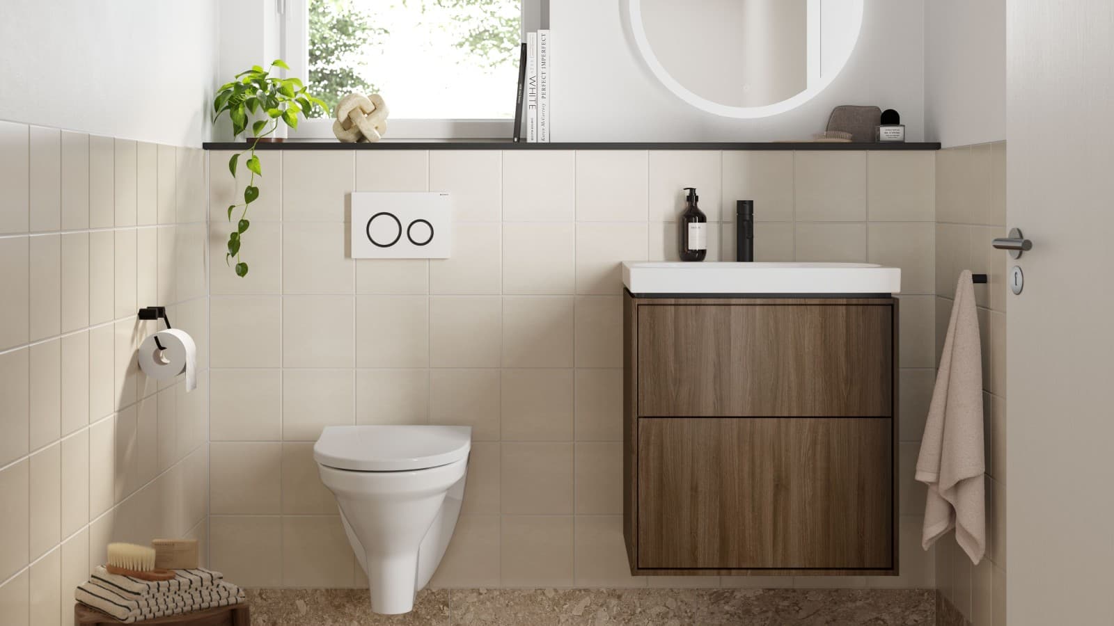 Ifö designet til små badeværelser Ifö designet til små badeværelser